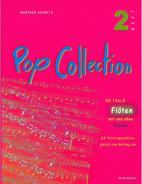 EDITION BREITKOPF SCHMITZ MANFRED - POP COLLECTION HEFT 2 - FLUTE, PIANO