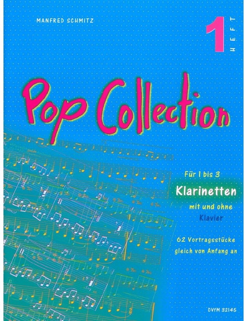 EDITION BREITKOPF SCHMITZ - POP COLLECTION - 62 VORTRAGSSTÜCKE FÜR KLARINETTE(N)