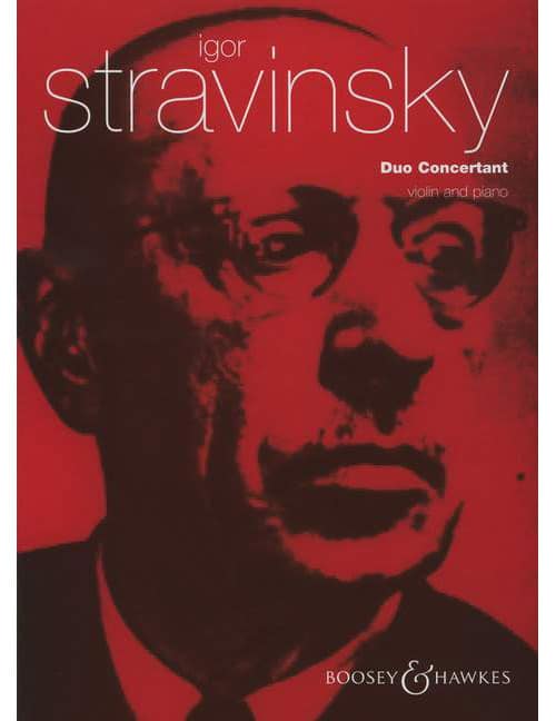 BOOSEY & HAWKES STRAVINSKY - DUO CONCERTANT - VIOLON ET PIANO