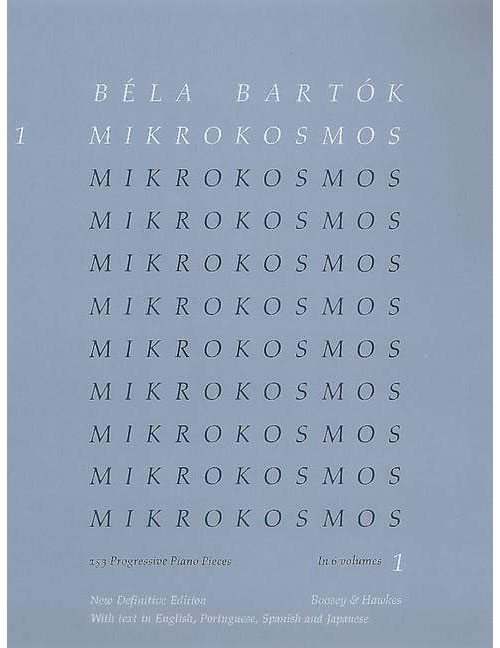 BOOSEY & HAWKES BARTOK BELA - MIKROKOSMOS VOL. 1 - PIANO