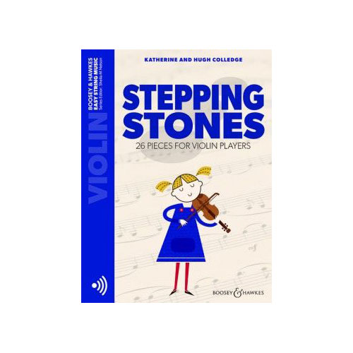 BOOSEY & HAWKES COLLEDGE K. / COLLEDGE H. - STEPPING STONES + AUDIO - VIOLIN