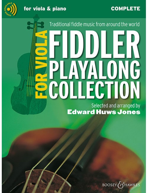 BOOSEY & HAWKES HUWS JONES - FIDDLER PLAYALONG COLLECTION FOR ALTO - ALTO (2 ALTOS) ET PIANO, GUITARE AD LIBITUM
