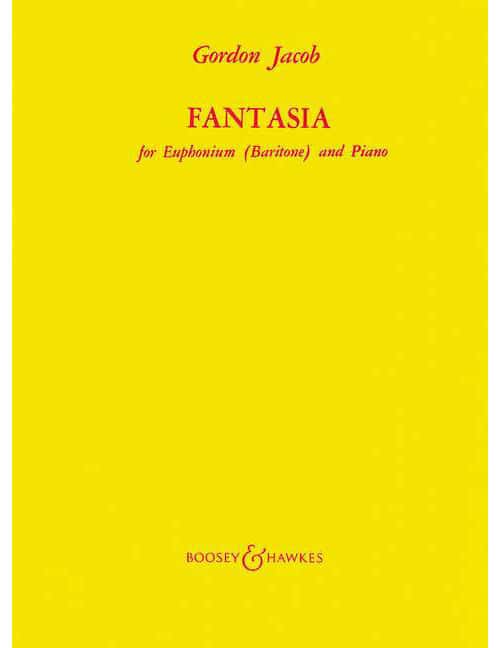 BOOSEY & HAWKES JACOB - FANTASIA - EUPHONIUM (BARITONE) ET BET