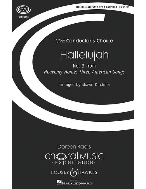 BOOSEY & HAWKES WALKER W. - HALLELUJAH - VOIX