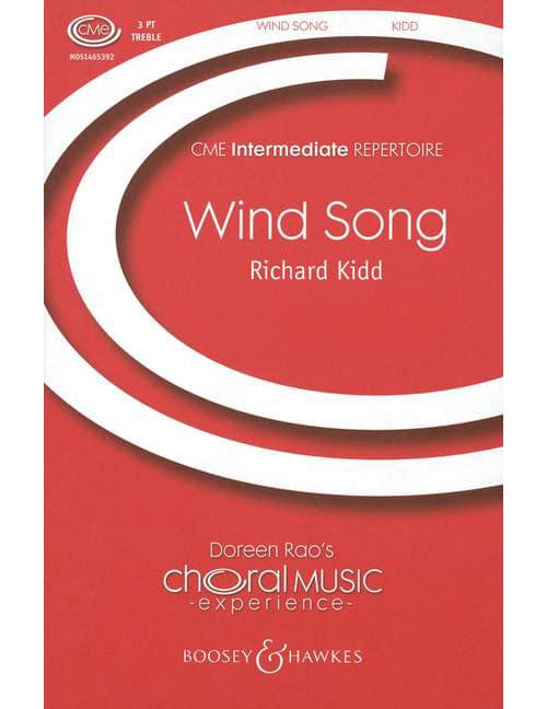 BOOSEY & HAWKES KIDD - WIND SONG - 3-PART TREBLE VOICES (SSS)