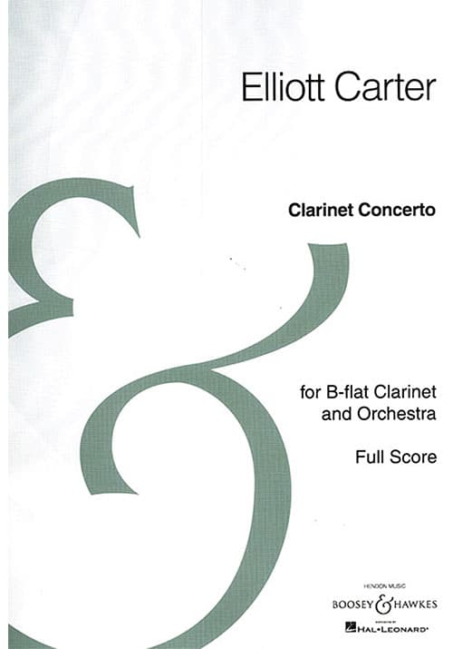 BOOSEY & HAWKES CARTER - CLARINETTE CONCERTO - CLARINETTE ET ORCHESTRE