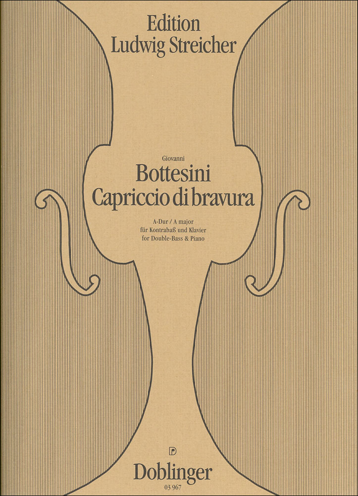 DOBLINGER BOTTESINI G. - CAPRICCIO DI BRAVURA A-DUR - CONTREBASSE & PIANO
