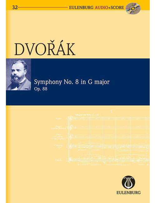 EULENBURG DVORÁK - SYMPHONIE NO. 8 SOL MAJEUR OP. 88 B 163 - ORCHESTRE