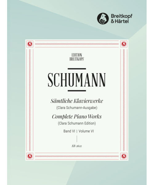 EDITION BREITKOPF SCHUMANN ROBERT - COMPLETE PIANO WORKS VOL.6