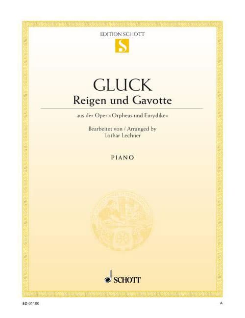 SCHOTT GLUCK - ROUND DANCE AND GAVOTTE - PIANO