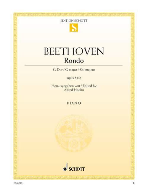 SCHOTT BEETHOVEN - RONDO G MAJOR OP. 51/2 - PIANO