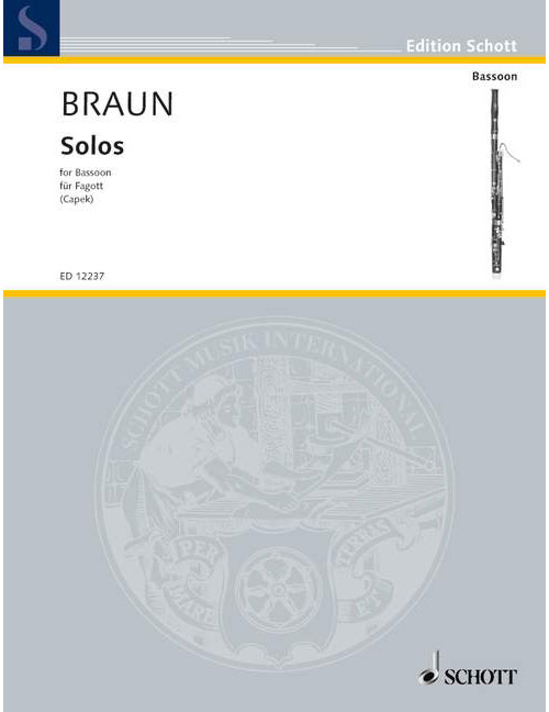 SCHOTT BRAUN - SOLOS - BASSOON