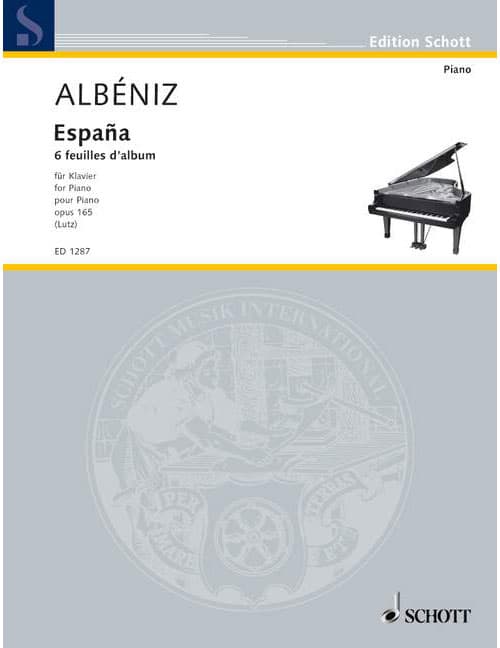 SCHOTT ALBÉNIZ - ESPAÑA OP. 165 - PIANO