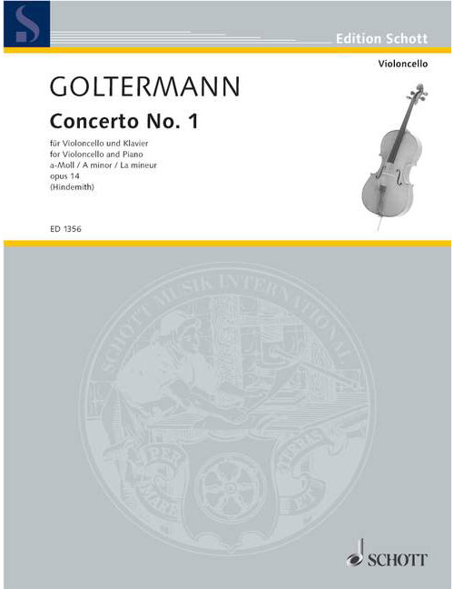 SCHOTT GOLTERMANN - CONCERTO N°1 A-MOLL OP.14 - VIOLONCELLE / PIANO