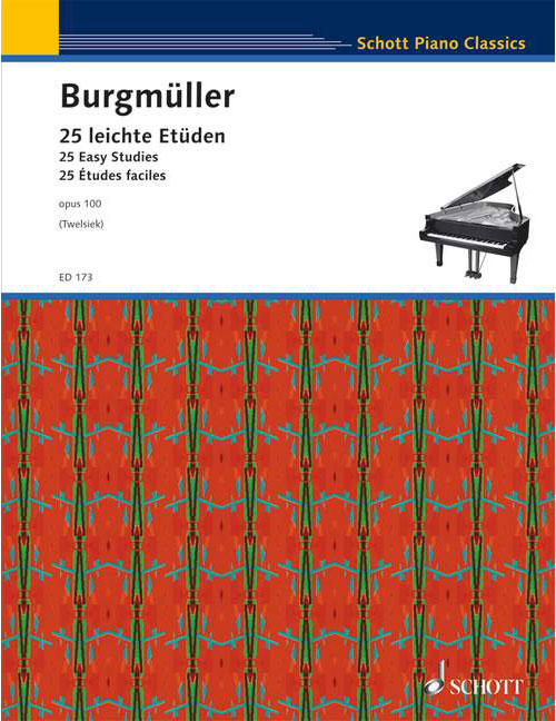 SCHOTT Burgmüller - 25 Etudes Faciles Op. 100 - Piano