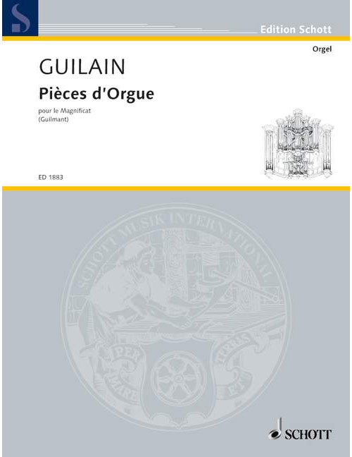 SCHOTT GUILAIN JEAN ADAM - ORGAN PIECES - ORGAN