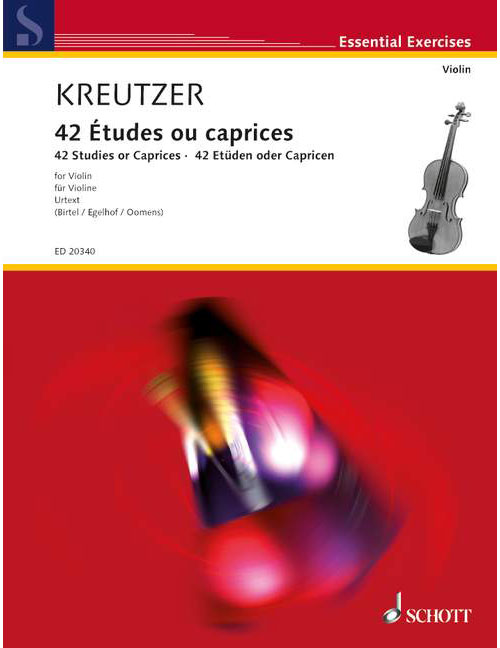 SCHOTT Kreutzer - 42 Studies Or Caprices - Violon