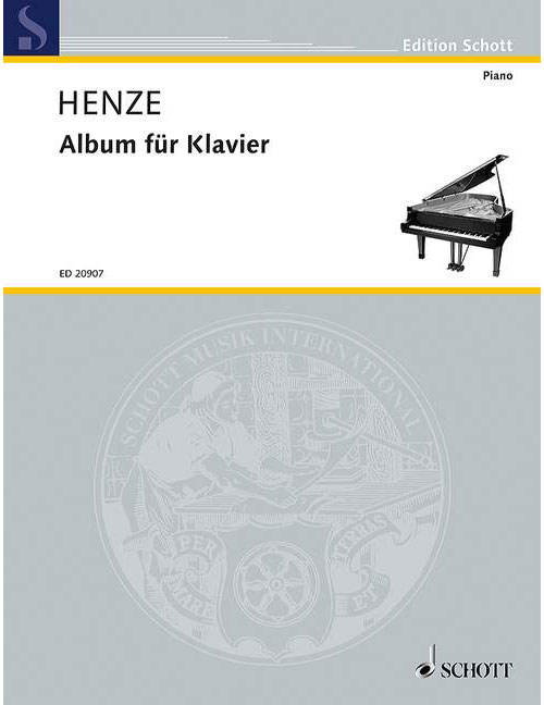 SCHOTT HENZE - ALBUM POUR PIANO - PIANO