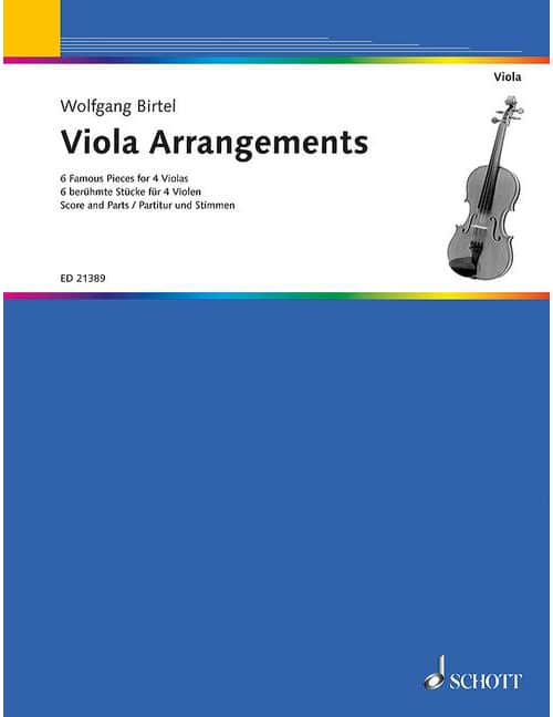 SCHOTT ARRANGEMENTS POUR ALTO - 4 ALTOS