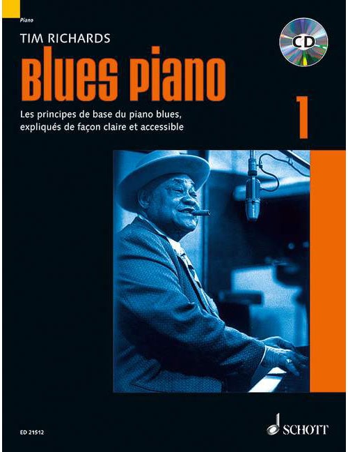 SCHOTT BLUES PIANO 1 (FRENCH EDITION) - PIANO