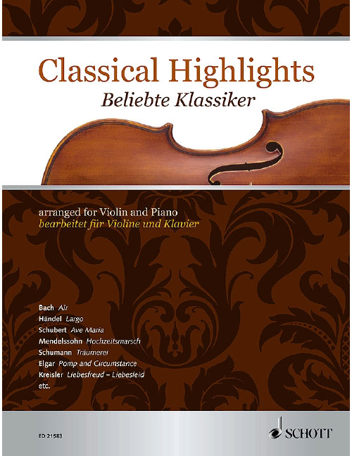 SCHOTT CLASSICAL HIGHLIGHTS - VIOLON