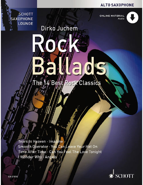 SCHOTT ROCK BALLADS - SAXOPHONE ALTO