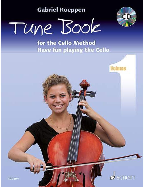 SCHOTT CELLO METHOD: TUNE BOOK 1 LIVRE 1 - 1-3 VIOLONCELLES, PIANO AD LIBITUM