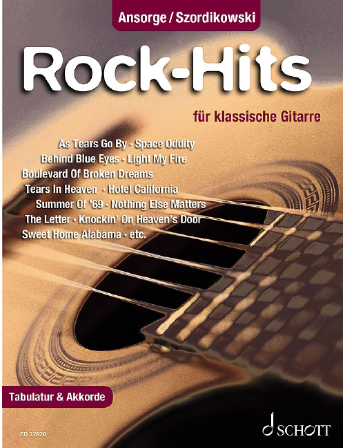 SCHOTT ROCK-HITS - GUITAR