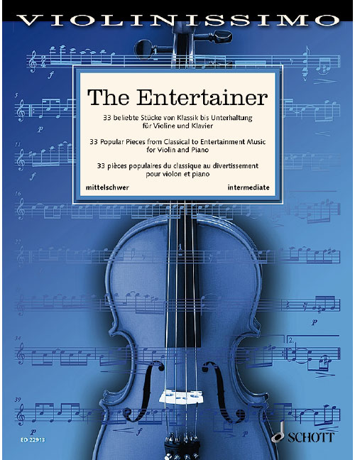 SCHOTT VIOLINISSIMO - THE ENTERTAINER - VIOLON & PIANO
