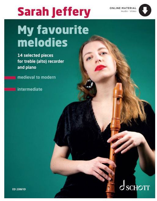 SCHOTT Sarah Jeffery - My Favourite Melodies (Flûte à bec)