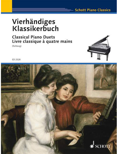 SCHOTT Livre Classique À Quatre Mains - Piano (4 Hets)