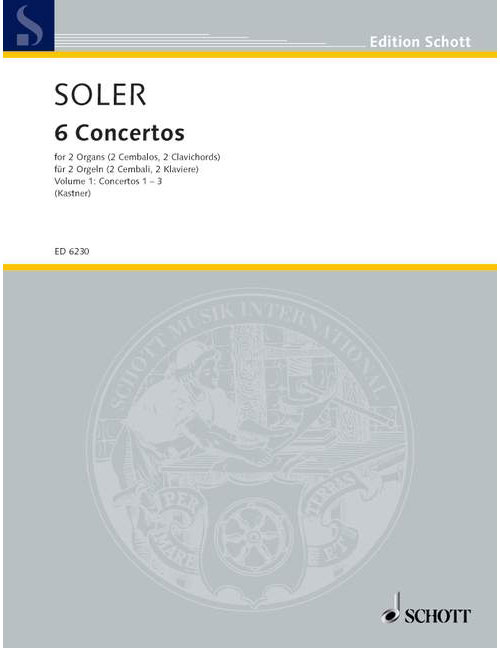 SCHOTT SOLER PADRE ANTONIO - VI CONCIERTOS DE DOS ORGANOS OBLIGADOS BAND 1