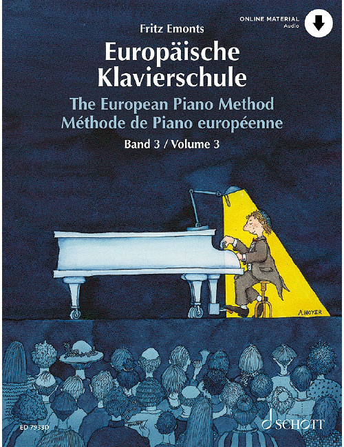 SCHOTT EMONTS FRITZ - THE EUROPEAN PIANO METHOD BAND 3 - PIANO