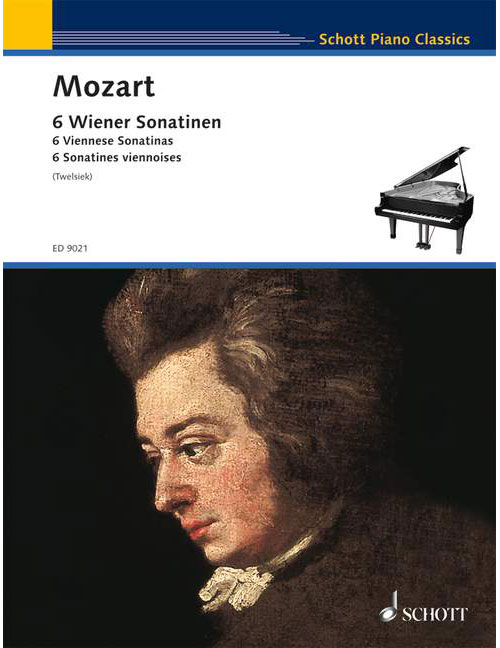 SCHOTT MOZART W.A. - 6 VIENNESE SONATINAS - PIANO