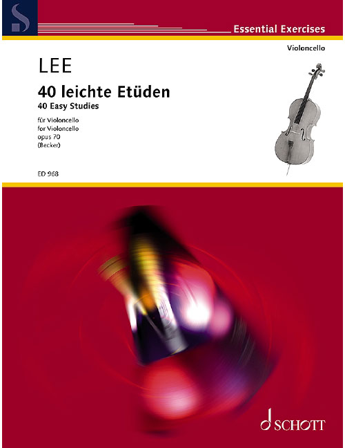 SCHOTT Lee - 40 Easy Studies Op. 70 - Violoncelle