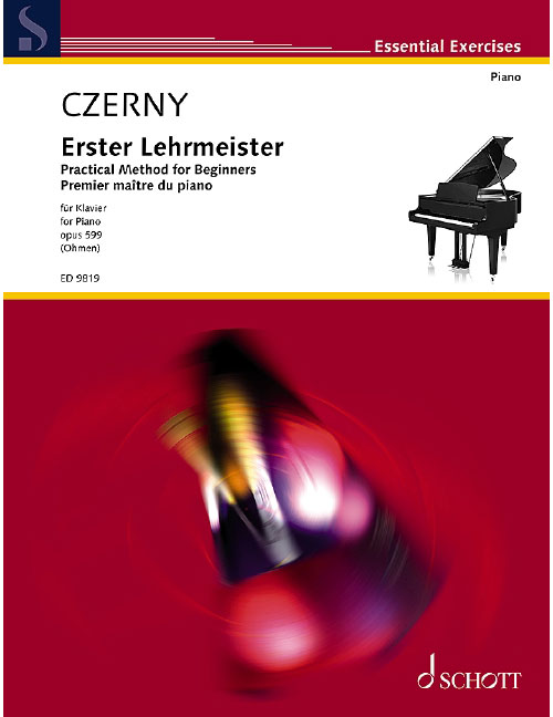SCHOTT CZERNY - PREMIER MAÎTRE DU PIANO OP. 599 - PIANO