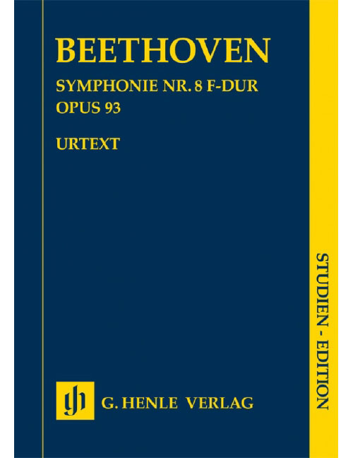 HENLE VERLAG BEETHOVEN L.V. - SYMPHONIE 8 FA MAJEUR OP.93 - CONDUCTEUR