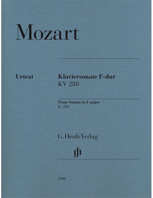 HENLE VERLAG MOZART W.A. - PIANO SONATA F MAJOR KV 280