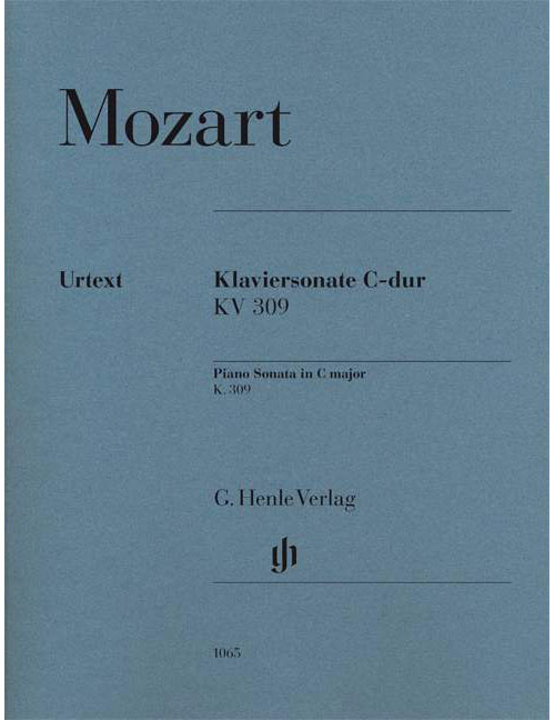 HENLE VERLAG MOZART W.A. - PIANO SONATA C MAJOR K. 309 (284B)