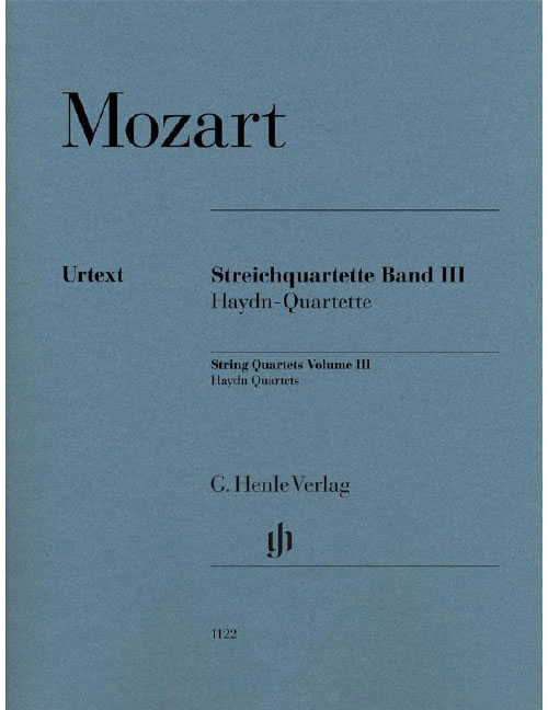 HENLE VERLAG Moz - String Quets, Volume Iii - 2 Violons, Alto, Violoncelle