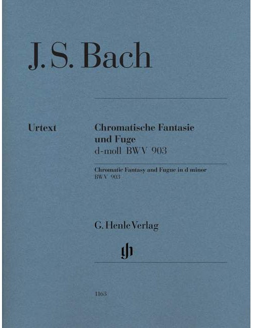 HENLE VERLAG BACH - CHROMATIC FANTASY AND FUGUE BWV 903, 903A - PIANO