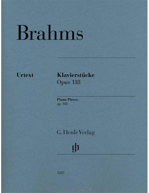HENLE VERLAG Brahms - Piano Pieces Op. 118, No. 1-6 - Piano