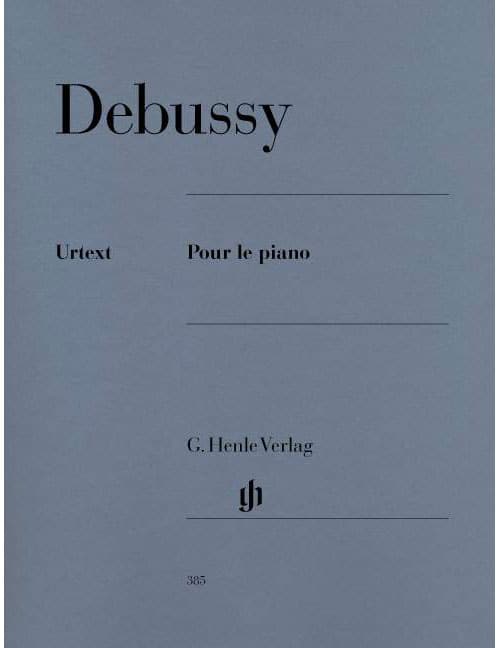 HENLE VERLAG DEBUSSY - POUR LE PIANO - PIANO