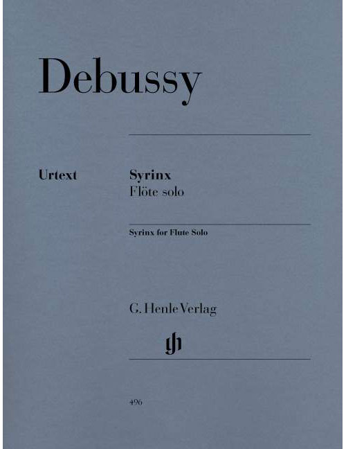 HENLE VERLAG DEBUSSY C. - SYRINX [LA FLUTE DE PAN] (FOR FLUTE SOLO)