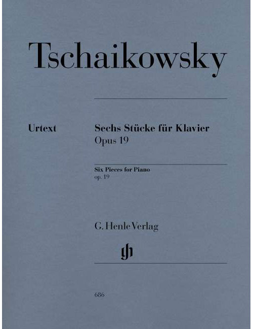 HENLE VERLAG Tchaïkovski - Six Pièces Pour Piano Op. 19 - Piano