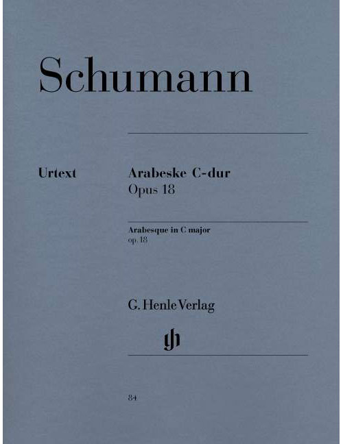 HENLE VERLAG SCHUMANN R. - ARABESQUE C MAJOR OP. 18
