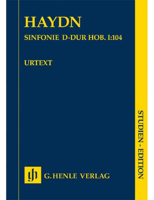 HENLE VERLAG HAYDN - SYMPHONY B FLAT MAJOR HOB. I:104 - ORCHESTRE