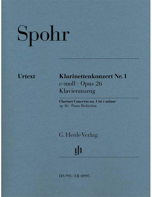 HENLE VERLAG SPOHR L. - CONCERTO N° OP.26 - CLARINETTE ET PIANO