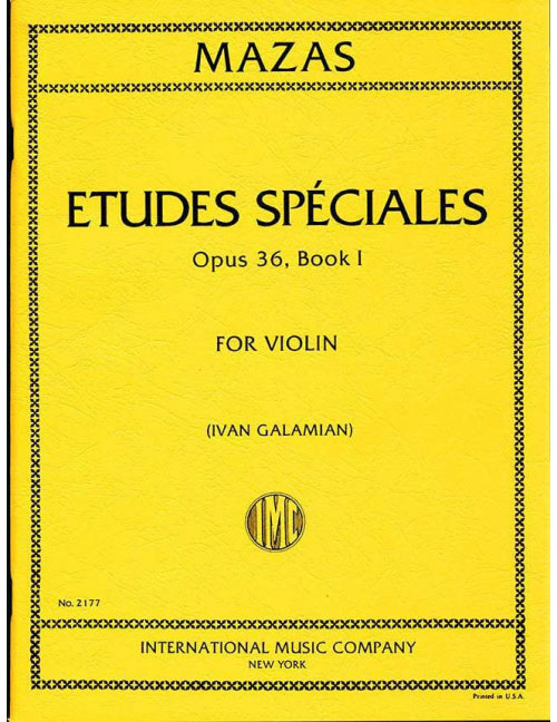 IMC Mazas - Etudes Speciales Op.36/1 - Violon