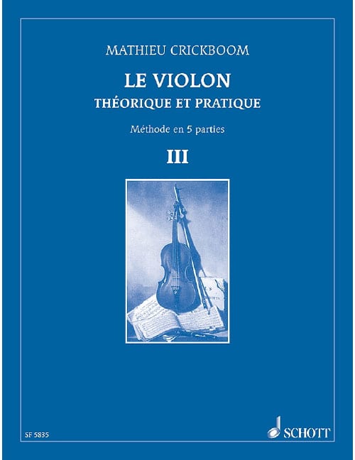 SCHOTT CRICKBOOM - LE VIOLON - VIOLON